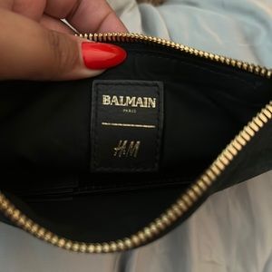 GENTLY USED Balmain X H&M pouch
